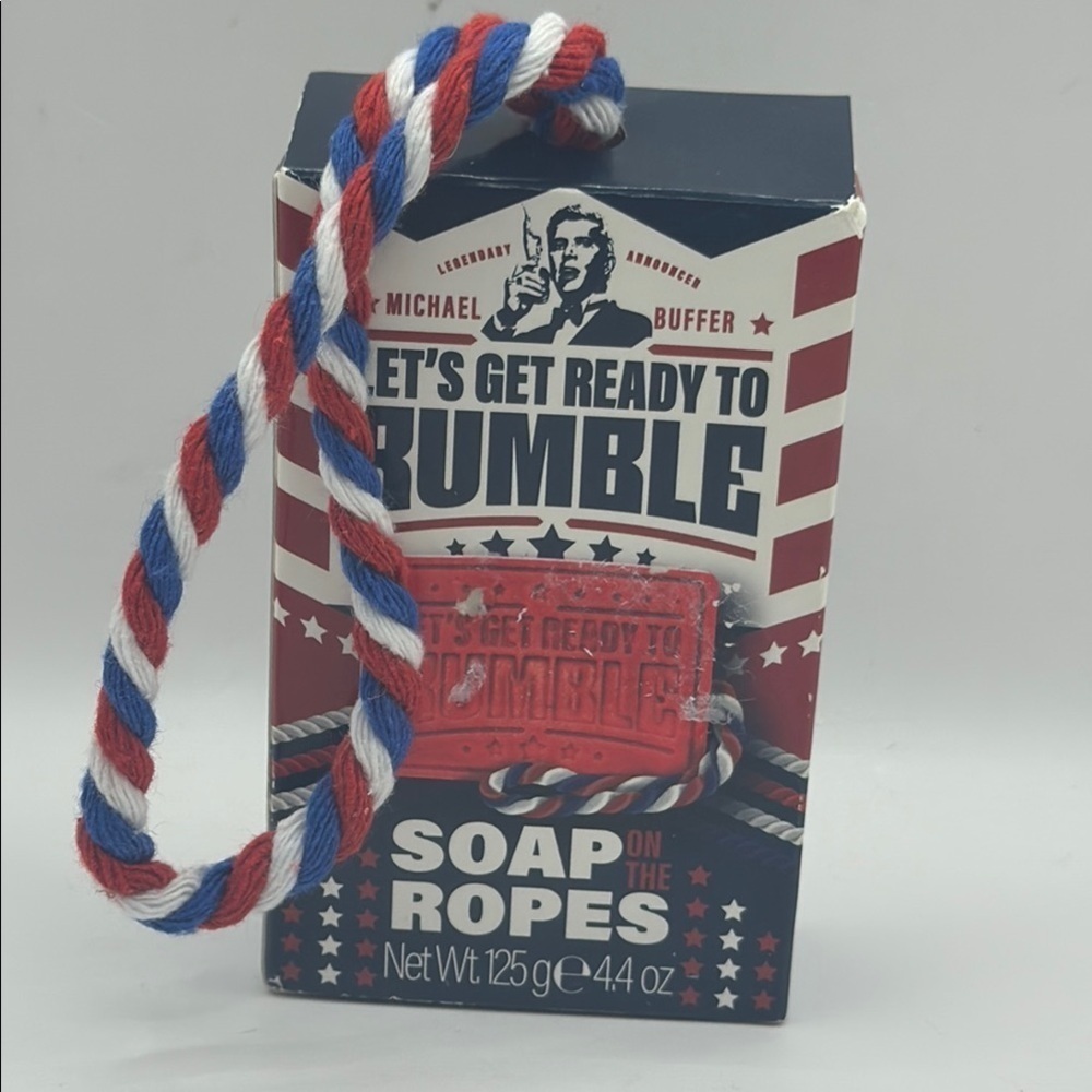 Red, White, and Blue Soap on the Ropes
